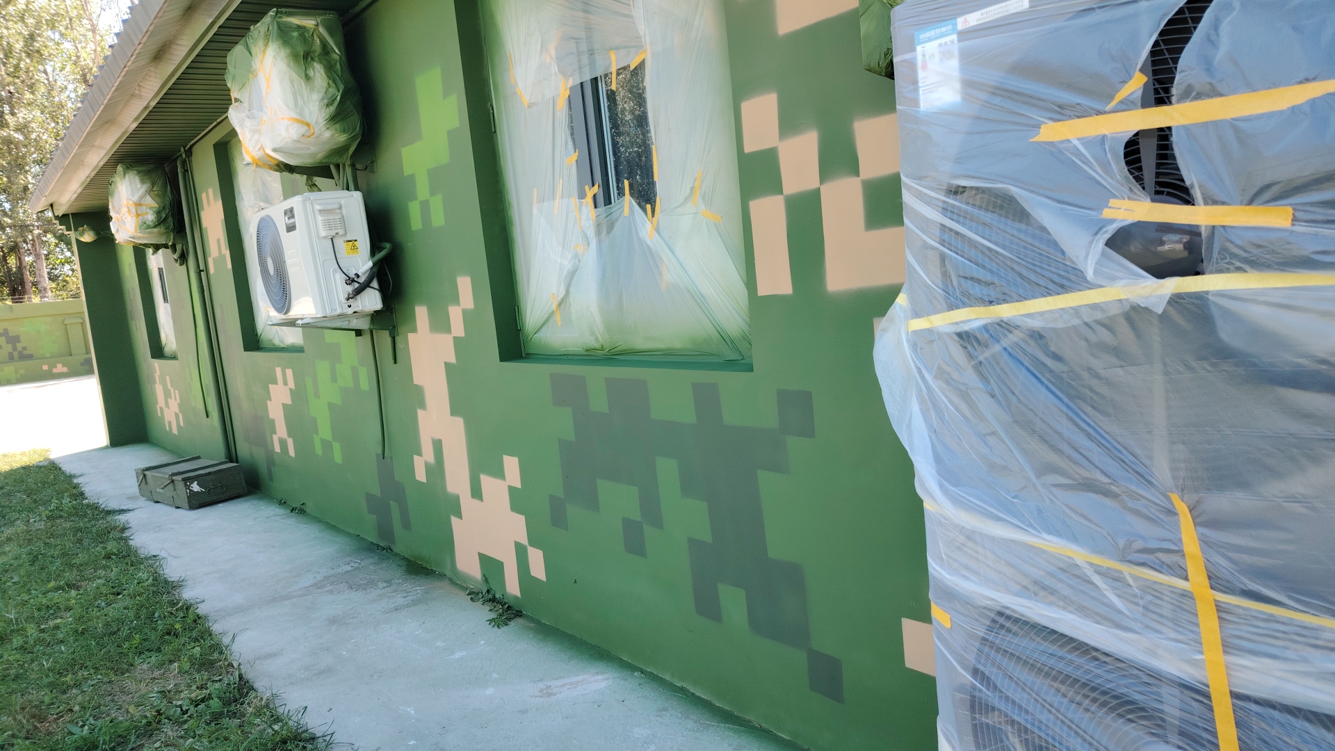 黔西南外墙迷彩漆施工多少钱 伪装迷彩漆  